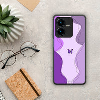 Thumbnail for Purple Mariposa - Vivo Y22 θήκη