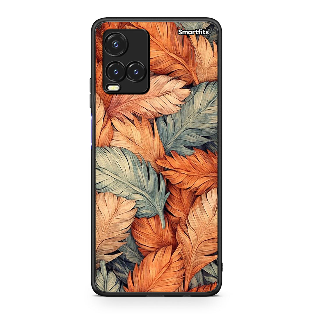 Vivo Y33s / Y21s / Y21 Autumn Leaves θήκη από τη Smartfits με σχέδιο στο πίσω μέρος και μαύρο περίβλημα | Smartphone case with colorful back and black bezels by Smartfits