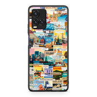 Thumbnail for Vivo Y33s / Y21s / Y21 Live To Travel θήκη από τη Smartfits με σχέδιο στο πίσω μέρος και μαύρο περίβλημα | Smartphone case with colorful back and black bezels by Smartfits