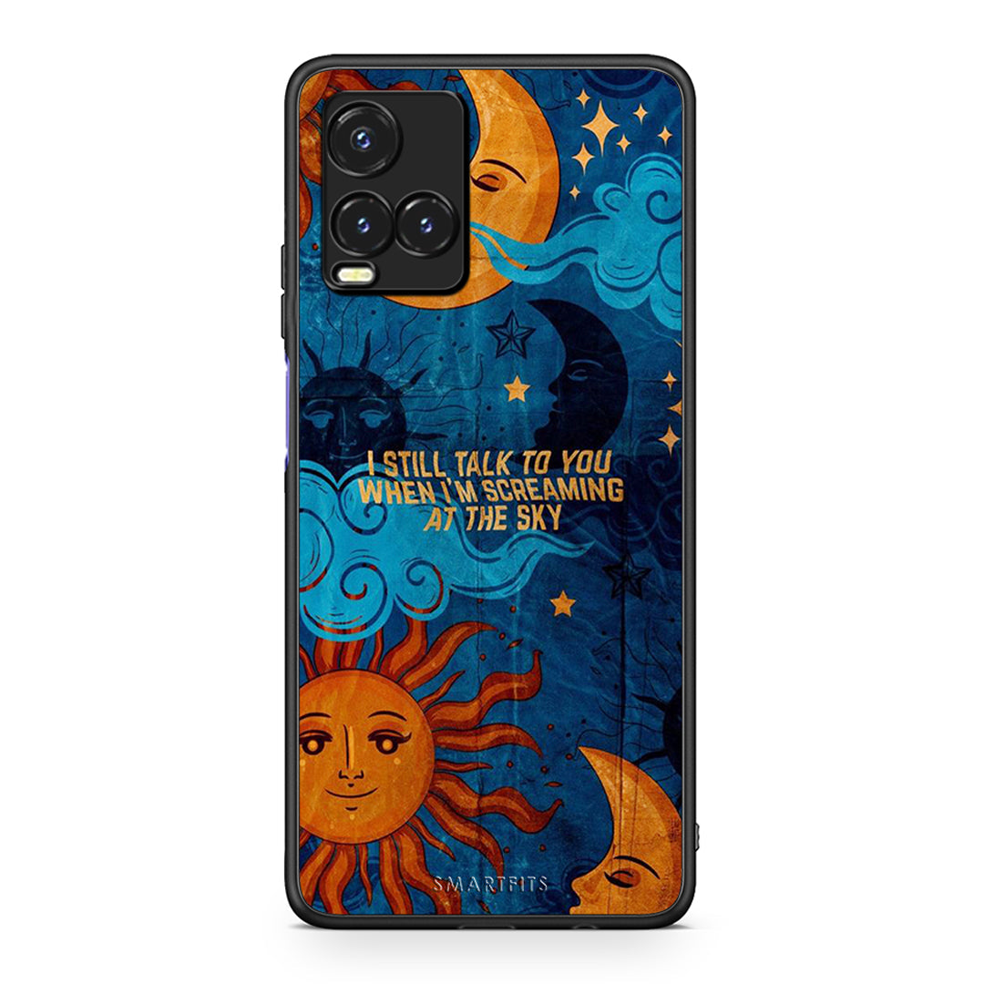 Vivo Y33s / Y21s / Y21 Screaming Sky θήκη από τη Smartfits με σχέδιο στο πίσω μέρος και μαύρο περίβλημα | Smartphone case with colorful back and black bezels by Smartfits