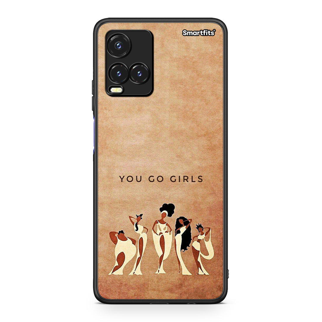 Vivo Y33s / Y21s / Y21 You Go Girl θήκη από τη Smartfits με σχέδιο στο πίσω μέρος και μαύρο περίβλημα | Smartphone case with colorful back and black bezels by Smartfits