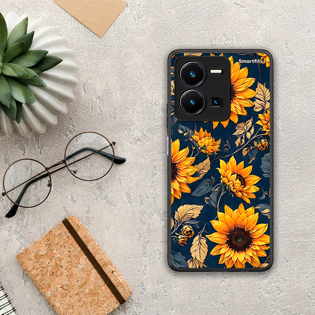 Autumn Sunflowers - Vivo Y35 5G θήκη