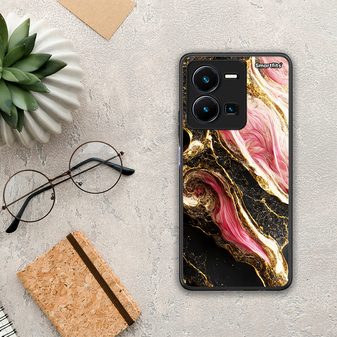 Glamorous Pink Marble - Vivo Y35 5G θήκη