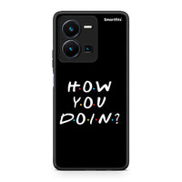 Thumbnail for Vivo Y35 5G How You Doin θήκη από τη Smartfits με σχέδιο στο πίσω μέρος και μαύρο περίβλημα | Smartphone case with colorful back and black bezels by Smartfits