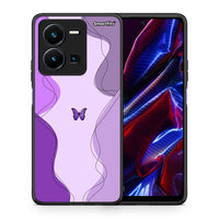 Thumbnail for Purple Mariposa - Vivo Y35 5G θήκη