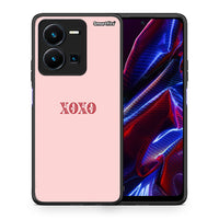 Thumbnail for Θήκη Vivo Y35 5G XOXO Love από τη Smartfits με σχέδιο στο πίσω μέρος και μαύρο περίβλημα | Vivo Y35 5G XOXO Love case with colorful back and black bezels