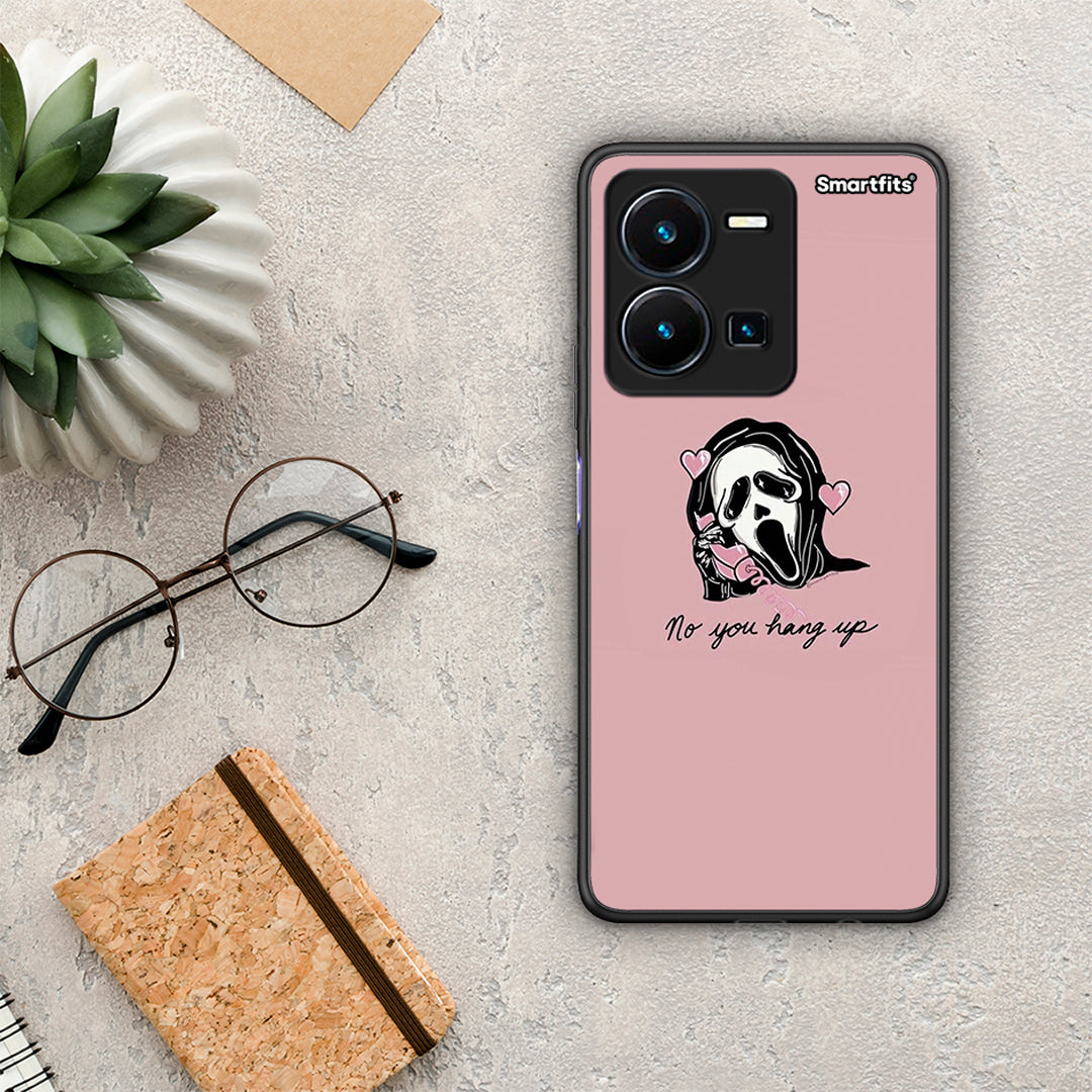 Θήκη Vivo Y35 Halloween Hang Up από τη Smartfits με σχέδιο στο πίσω μέρος και μαύρο περίβλημα | Vivo Y35 Halloween Hang Up Case with Colorful Back and Black Bezels