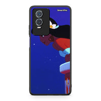 Thumbnail for Vivo Y76 5G / Y76s / Y74s Alladin And Jasmine Love 2 θήκη από τη Smartfits με σχέδιο στο πίσω μέρος και μαύρο περίβλημα | Smartphone case with colorful back and black bezels by Smartfits