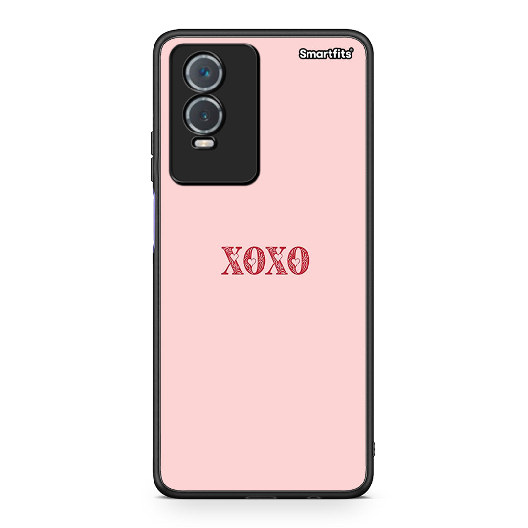 Vivo Y76 5G / Y76s / Y74s XOXO Love θήκη από τη Smartfits με σχέδιο στο πίσω μέρος και μαύρο περίβλημα | Smartphone case with colorful back and black bezels by Smartfits