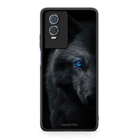 Thumbnail for Vivo Y76 5G / Y76s / Y74s Dark Wolf θήκη από τη Smartfits με σχέδιο στο πίσω μέρος και μαύρο περίβλημα | Smartphone case with colorful back and black bezels by Smartfits