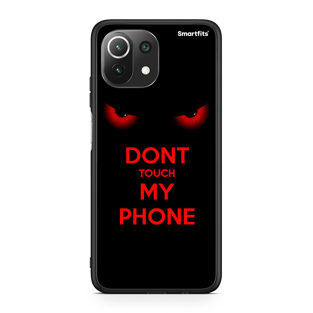 Xiaomi 11 Lite / Mi 11 Lite Touch My Phone Θήκη από τη Smartfits με σχέδιο στο πίσω μέρος και μαύρο περίβλημα | Smartphone case with colorful back and black bezels by Smartfits