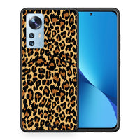 Thumbnail for Θήκη Xiaomi 12/12X 5G Leopard Animal από τη Smartfits με σχέδιο στο πίσω μέρος και μαύρο περίβλημα | Xiaomi 12/12X 5G Leopard Animal case with colorful back and black bezels