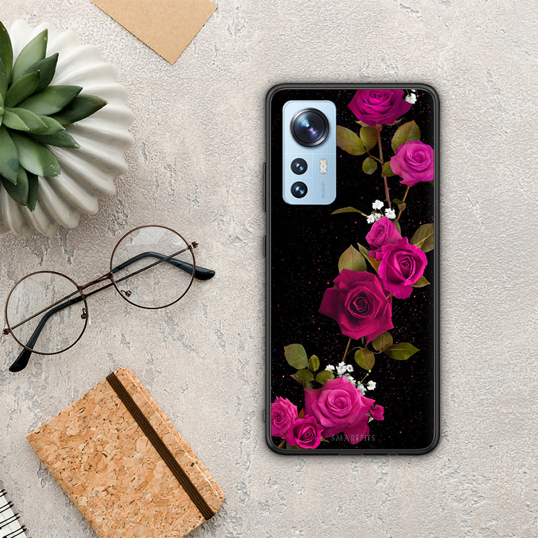 Flower Red Roses - Xiaomi 12 / 12X 5G θήκη
