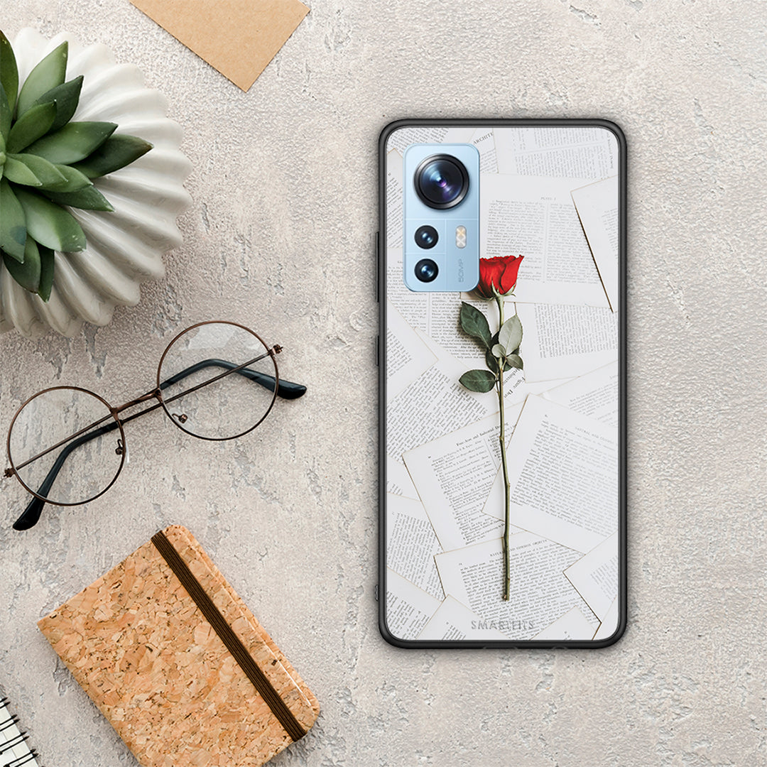 Red Rose - Xiaomi 12 / 12X 5G θήκη