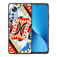 Thumbnail for Θήκη Xiaomi 12/12X 5G Card Love από τη Smartfits με σχέδιο στο πίσω μέρος και μαύρο περίβλημα | Xiaomi 12/12X 5G Card Love case with colorful back and black bezels