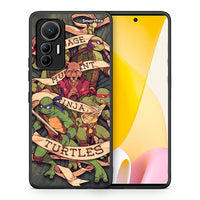 Thumbnail for Θήκη Xiaomi 12 Lite 5G Ninja Turtles από τη Smartfits με σχέδιο στο πίσω μέρος και μαύρο περίβλημα | Xiaomi 12 Lite 5G Ninja Turtles case with colorful back and black bezels