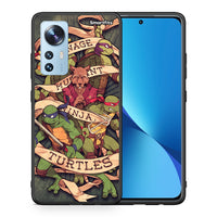 Thumbnail for Θήκη Xiaomi 12/12X 5G Ninja Turtles από τη Smartfits με σχέδιο στο πίσω μέρος και μαύρο περίβλημα | Xiaomi 12/12X 5G Ninja Turtles case with colorful back and black bezels