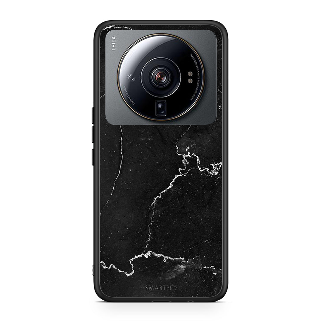 1 - Xiaomi 12S Ultra black marble case, cover, bumper