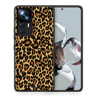 Thumbnail for Θήκη Xiaomi 12T / 12T Pro / K50 Ultra Leopard Animal από τη Smartfits με σχέδιο στο πίσω μέρος και μαύρο περίβλημα | Xiaomi 12T / 12T Pro / K50 Ultra Leopard Animal case with colorful back and black bezels