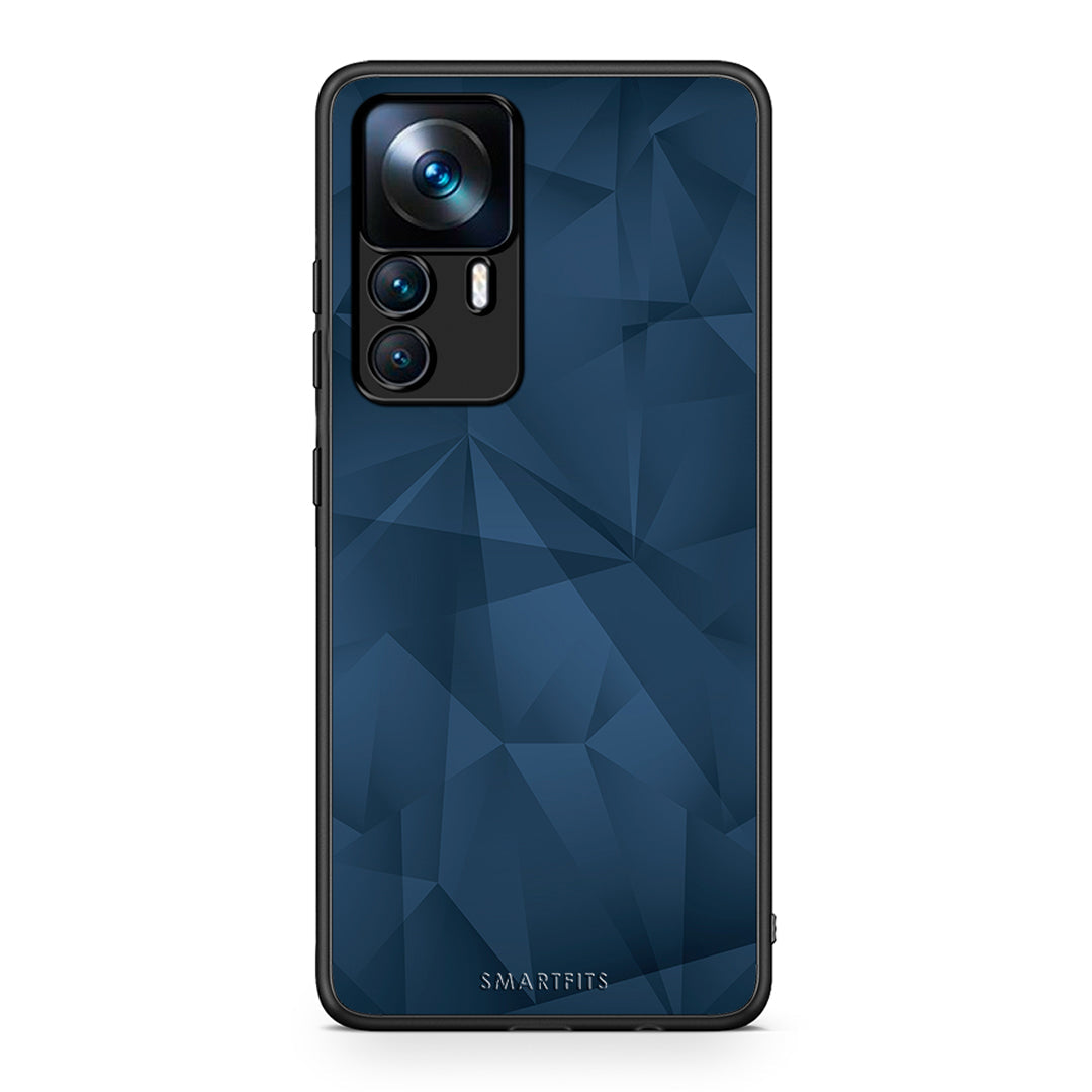 39 - Xiaomi 12T / 12T Pro / K50 Ultra Blue Abstract Geometric case, cover, bumper