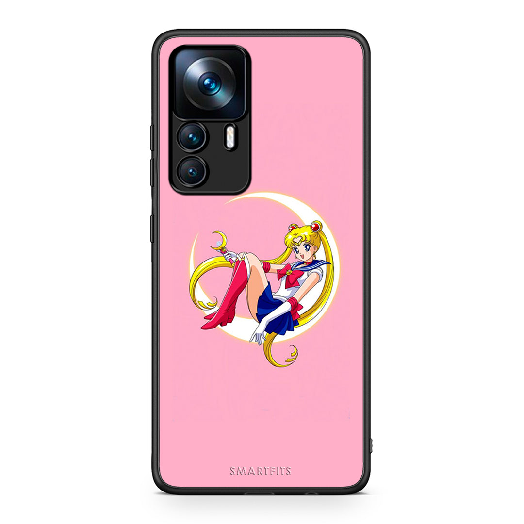 Xiaomi 12T / K50 Ultra Moon Girl θήκη από τη Smartfits με σχέδιο στο πίσω μέρος και μαύρο περίβλημα | Smartphone case with colorful back and black bezels by Smartfits