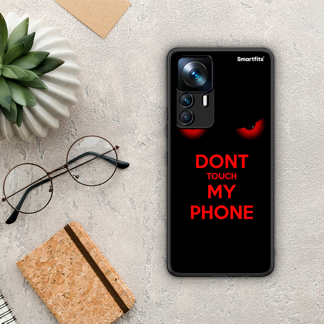 Xiaomi 12T / K50 Ultra Touch My Phone θήκη από τη Smartfits με σχέδιο στο πίσω μέρος και μαύρο περίβλημα | Smartphone case with colorful back and black bezels by Smartfits