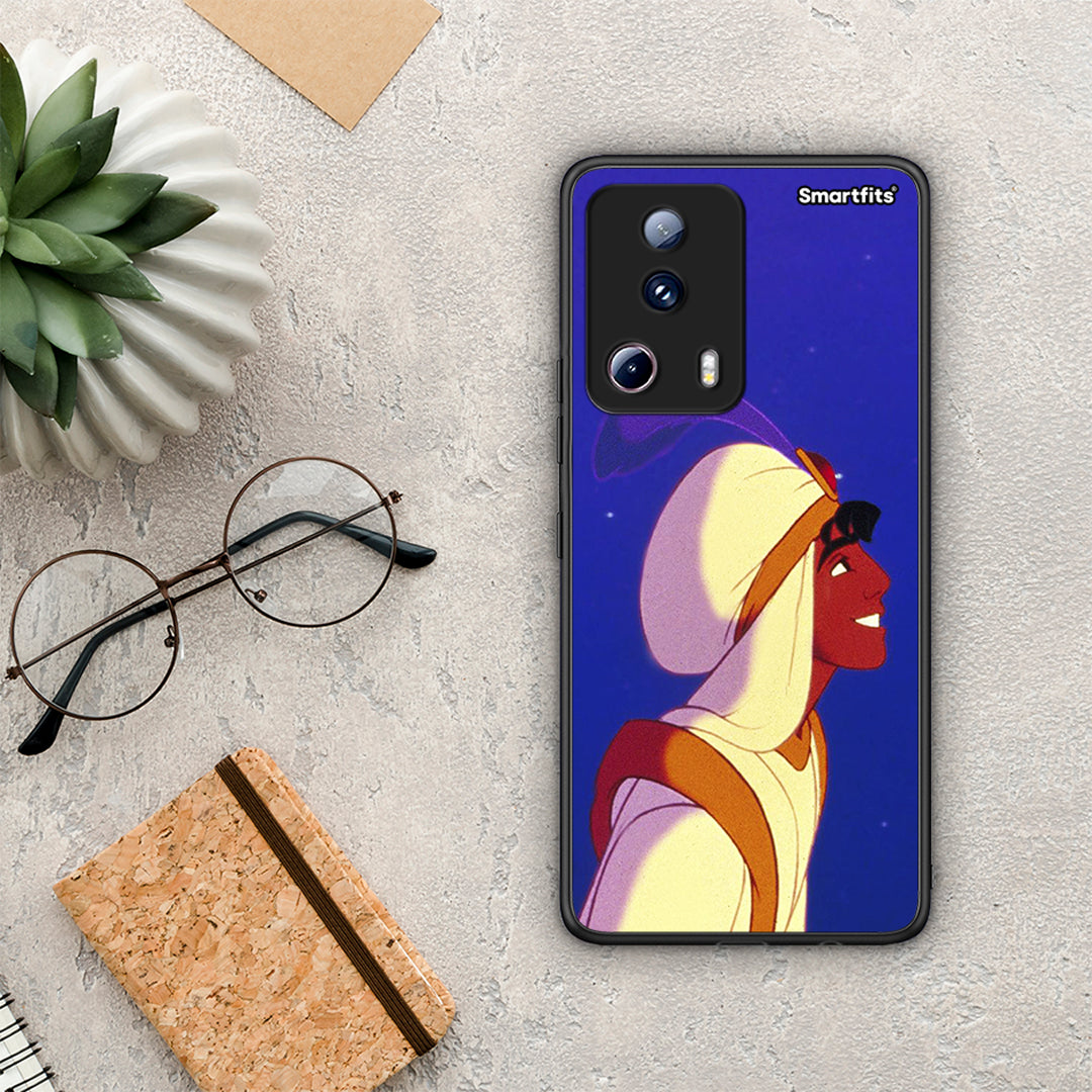 Θήκη Xiaomi 13 Lite 5G Alladin And Jasmine Love 1 από τη Smartfits με σχέδιο στο πίσω μέρος και μαύρο περίβλημα | Xiaomi 13 Lite 5G Alladin And Jasmine Love 1 Case with Colorful Back and Black Bezels