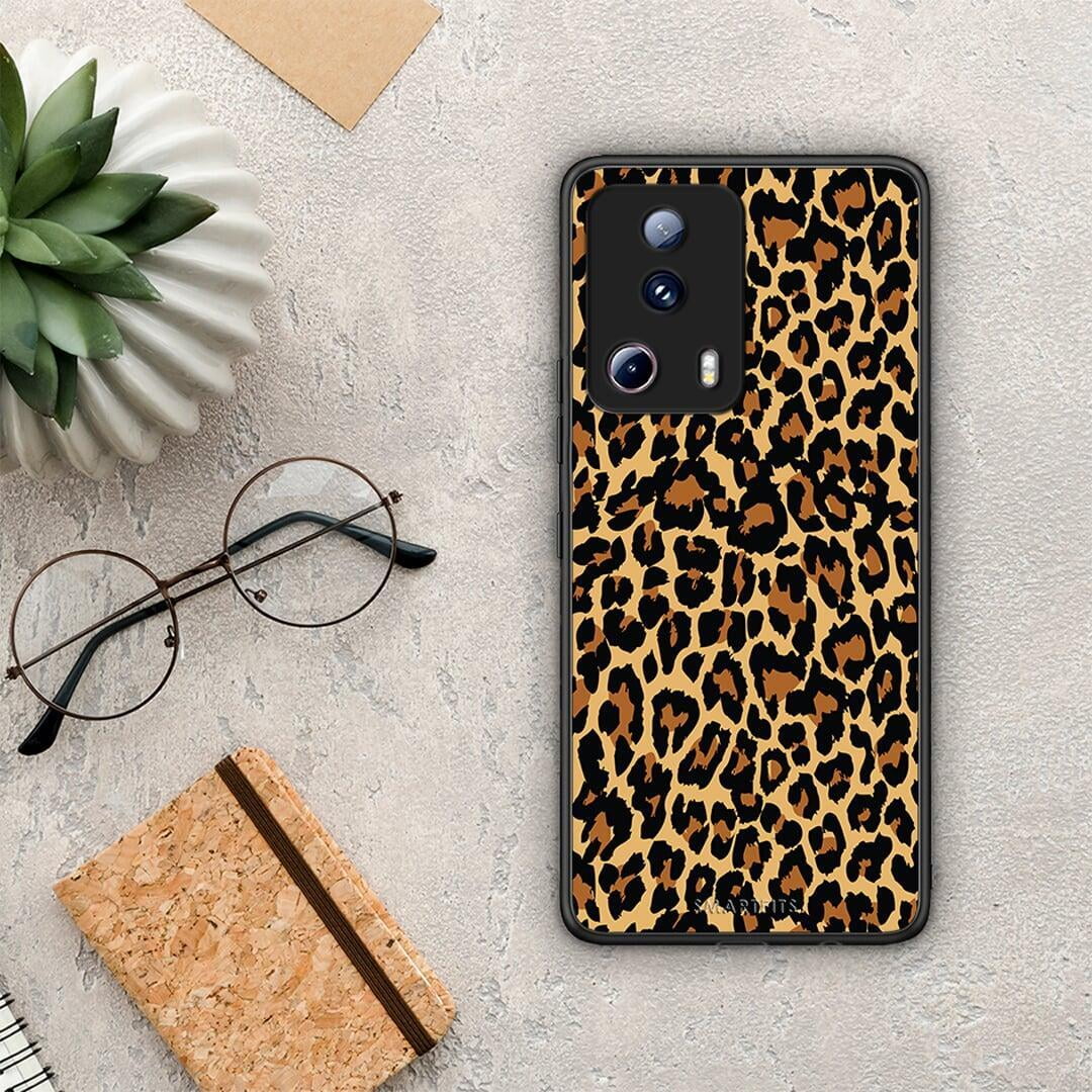 Θήκη Xiaomi 13 Lite 5G Animal Leopard από τη Smartfits με σχέδιο στο πίσω μέρος και μαύρο περίβλημα | Xiaomi 13 Lite 5G Animal Leopard Case with Colorful Back and Black Bezels