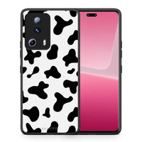 Thumbnail for Θήκη Xiaomi 13 Lite 5G Cow Print από τη Smartfits με σχέδιο στο πίσω μέρος και μαύρο περίβλημα | Xiaomi 13 Lite 5G Cow Print Case with Colorful Back and Black Bezels