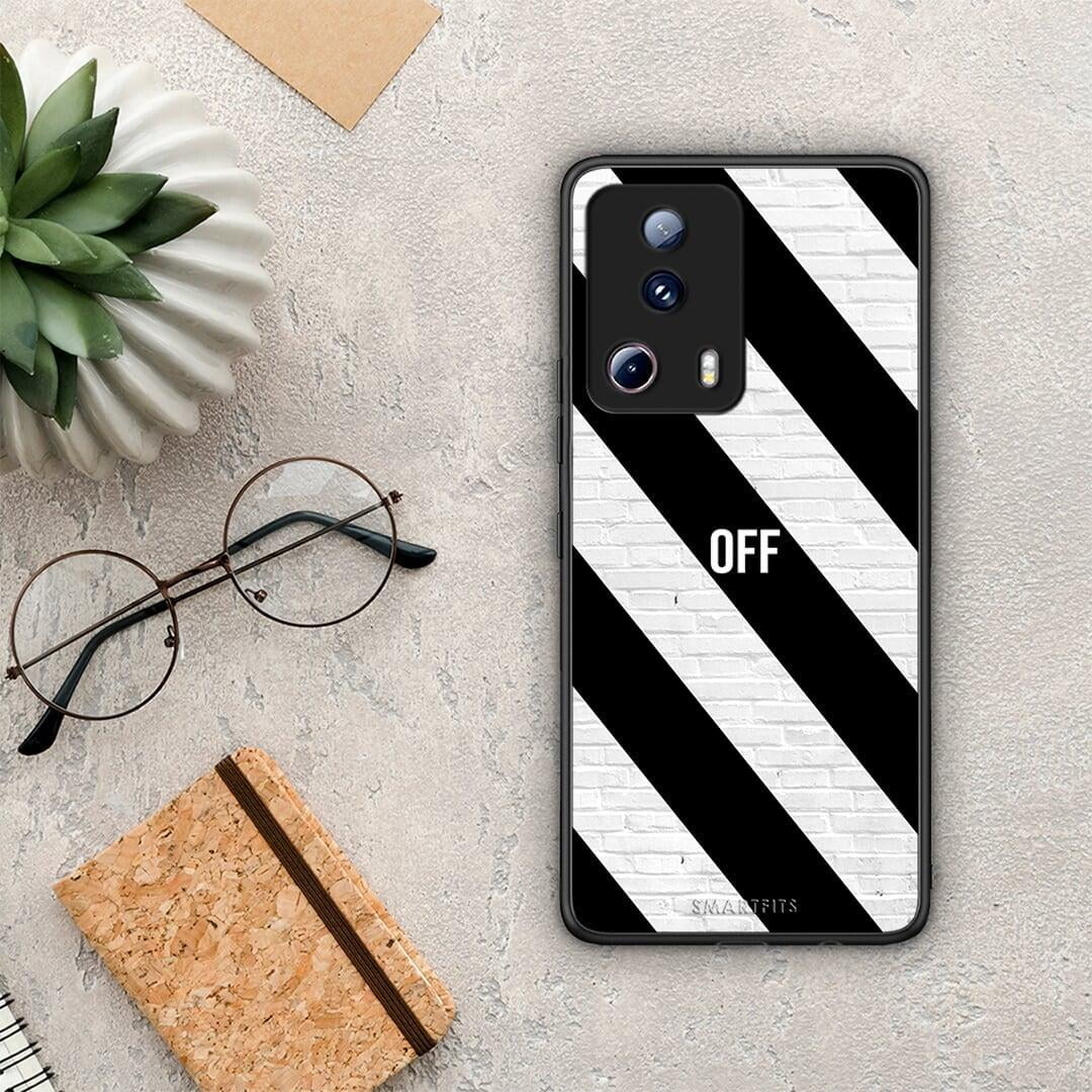 Θήκη Xiaomi 13 Lite 5G Get Off από τη Smartfits με σχέδιο στο πίσω μέρος και μαύρο περίβλημα | Xiaomi 13 Lite 5G Get Off Case with Colorful Back and Black Bezels