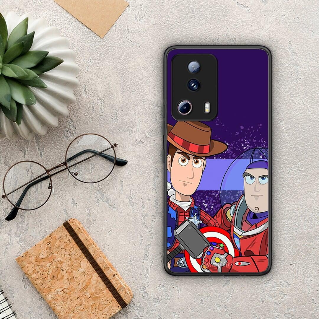 Θήκη Xiaomi 13 Lite 5G Infinity Story από τη Smartfits με σχέδιο στο πίσω μέρος και μαύρο περίβλημα | Xiaomi 13 Lite 5G Infinity Story Case with Colorful Back and Black Bezels