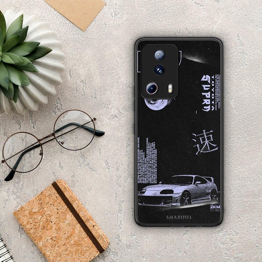 Θήκη Xiaomi 13 Lite 5G Tokyo Drift από τη Smartfits με σχέδιο στο πίσω μέρος και μαύρο περίβλημα | Xiaomi 13 Lite 5G Tokyo Drift Case with Colorful Back and Black Bezels