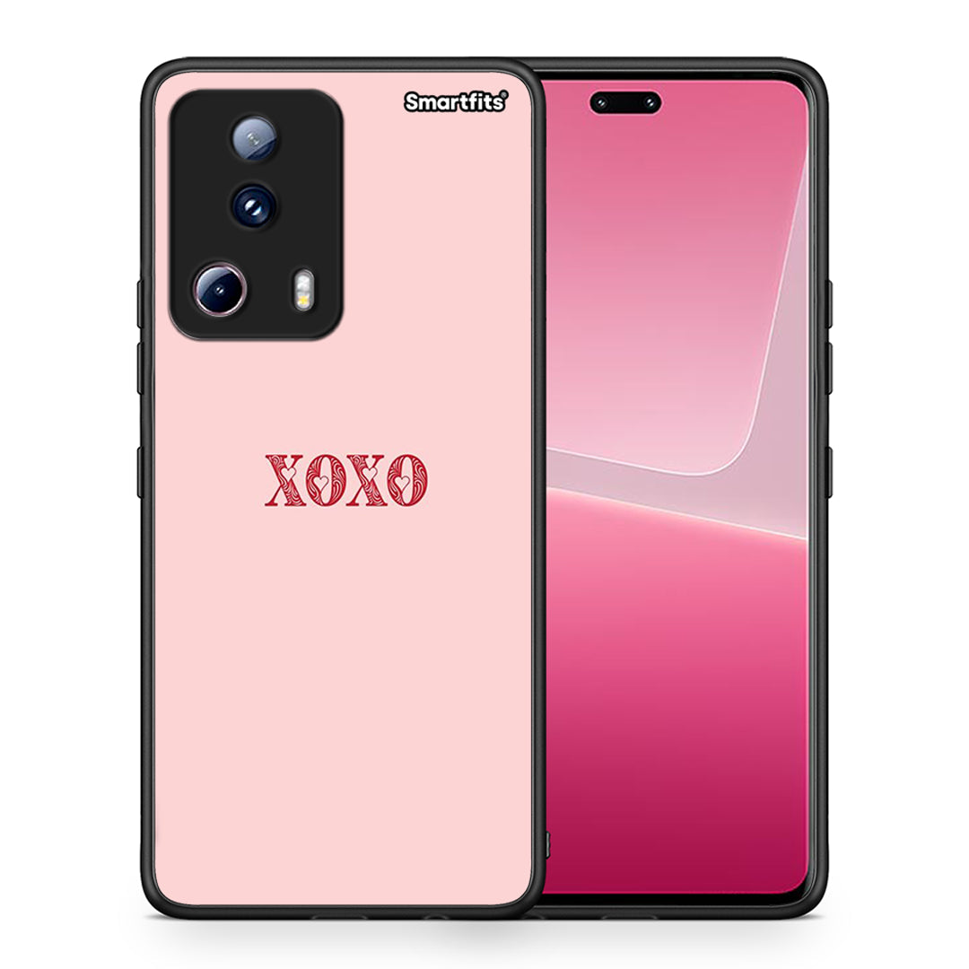 Θήκη Xiaomi 13 Lite 5G XOXO Love από τη Smartfits με σχέδιο στο πίσω μέρος και μαύρο περίβλημα | Xiaomi 13 Lite 5G XOXO Love Case with Colorful Back and Black Bezels
