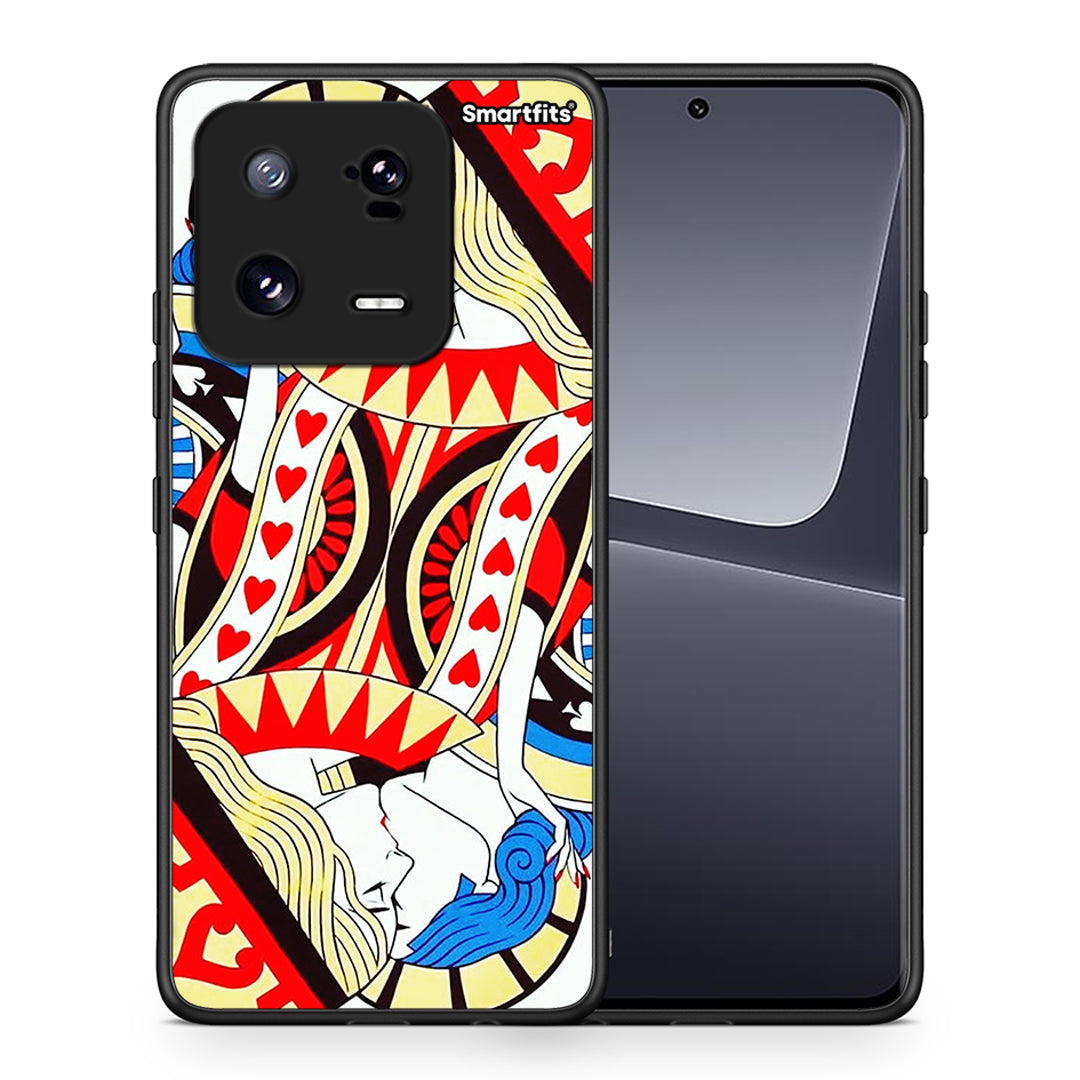 Θήκη Xiaomi 13 Pro Card Love από τη Smartfits με σχέδιο στο πίσω μέρος και μαύρο περίβλημα | Xiaomi 13 Pro Card Love Case with Colorful Back and Black Bezels