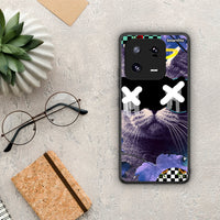 Thumbnail for Θήκη Xiaomi 13 Cat Collage από τη Smartfits με σχέδιο στο πίσω μέρος και μαύρο περίβλημα | Xiaomi 13 Cat Collage Case with Colorful Back and Black Bezels