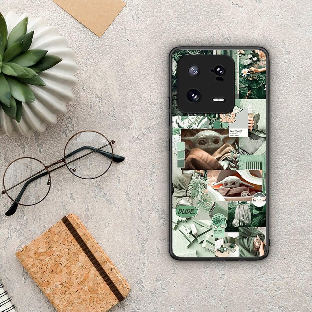 Θήκη Xiaomi 13 Pro Collage Dude από τη Smartfits με σχέδιο στο πίσω μέρος και μαύρο περίβλημα | Xiaomi 13 Pro Collage Dude Case with Colorful Back and Black Bezels