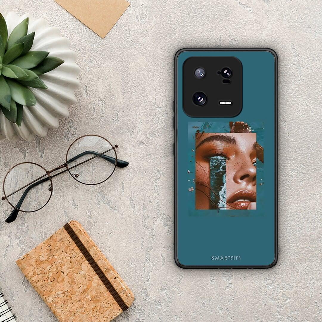 Θήκη Xiaomi 13 Pro Cry An Ocean από τη Smartfits με σχέδιο στο πίσω μέρος και μαύρο περίβλημα | Xiaomi 13 Pro Cry An Ocean Case with Colorful Back and Black Bezels