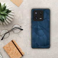 Thumbnail for Θήκη Xiaomi 13 Geometric Blue Abstract από τη Smartfits με σχέδιο στο πίσω μέρος και μαύρο περίβλημα | Xiaomi 13 Geometric Blue Abstract Case with Colorful Back and Black Bezels