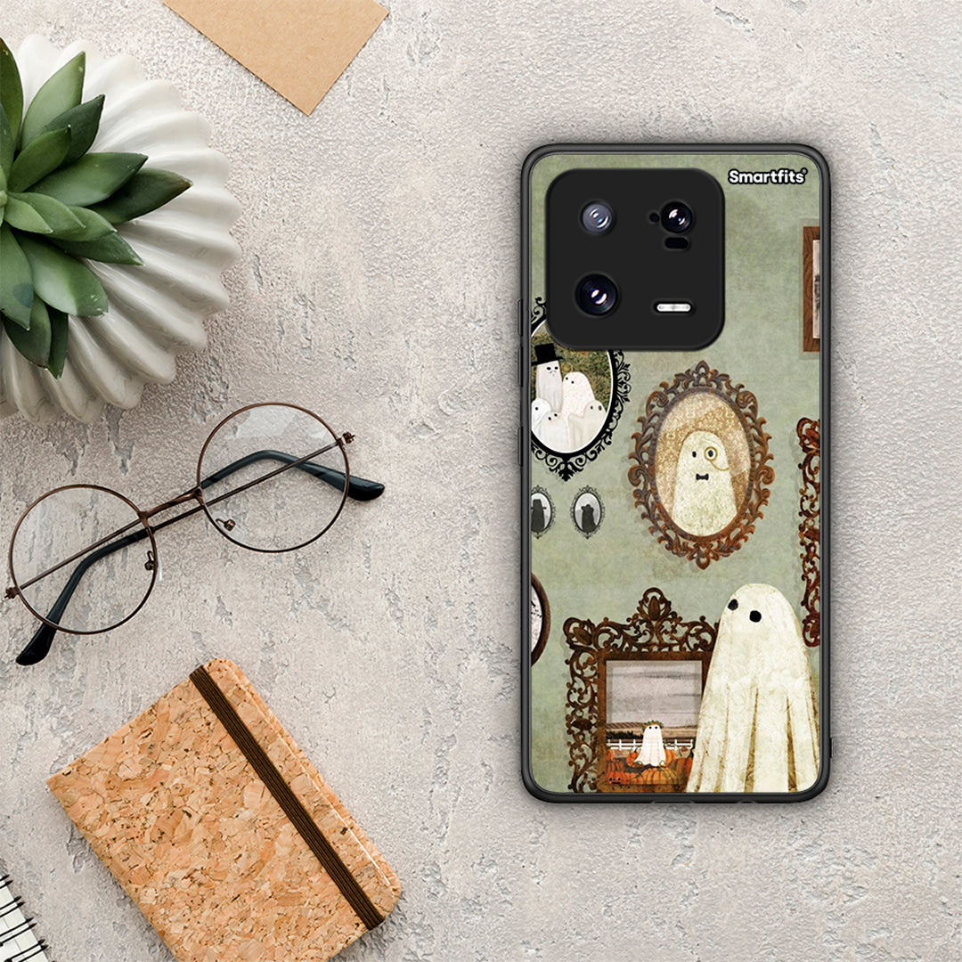 Θήκη Xiaomi 13 Pro Halloween Ghost Season από τη Smartfits με σχέδιο στο πίσω μέρος και μαύρο περίβλημα | Xiaomi 13 Pro Halloween Ghost Season Case with Colorful Back and Black Bezels