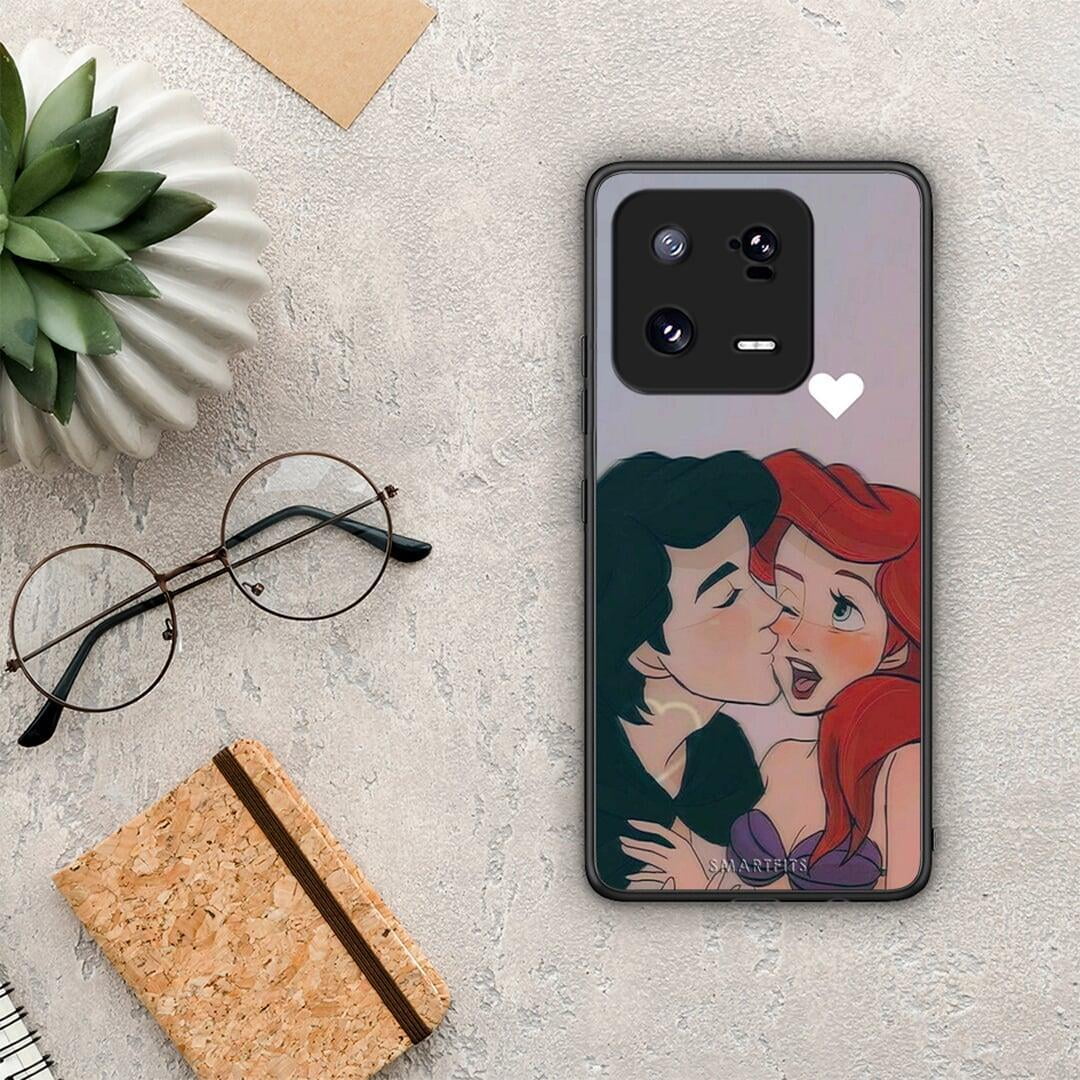 Θήκη Xiaomi 13 Mermaid Couple από τη Smartfits με σχέδιο στο πίσω μέρος και μαύρο περίβλημα | Xiaomi 13 Mermaid Couple Case with Colorful Back and Black Bezels