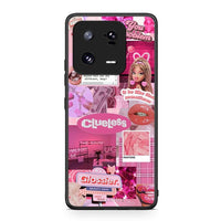 Thumbnail for Θήκη Xiaomi 13 Pro Pink Love από τη Smartfits με σχέδιο στο πίσω μέρος και μαύρο περίβλημα | Xiaomi 13 Pro Pink Love Case with Colorful Back and Black Bezels