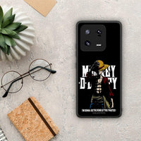 Thumbnail for Θήκη Xiaomi 13 Pro Pirate King από τη Smartfits με σχέδιο στο πίσω μέρος και μαύρο περίβλημα | Xiaomi 13 Pro Pirate King Case with Colorful Back and Black Bezels