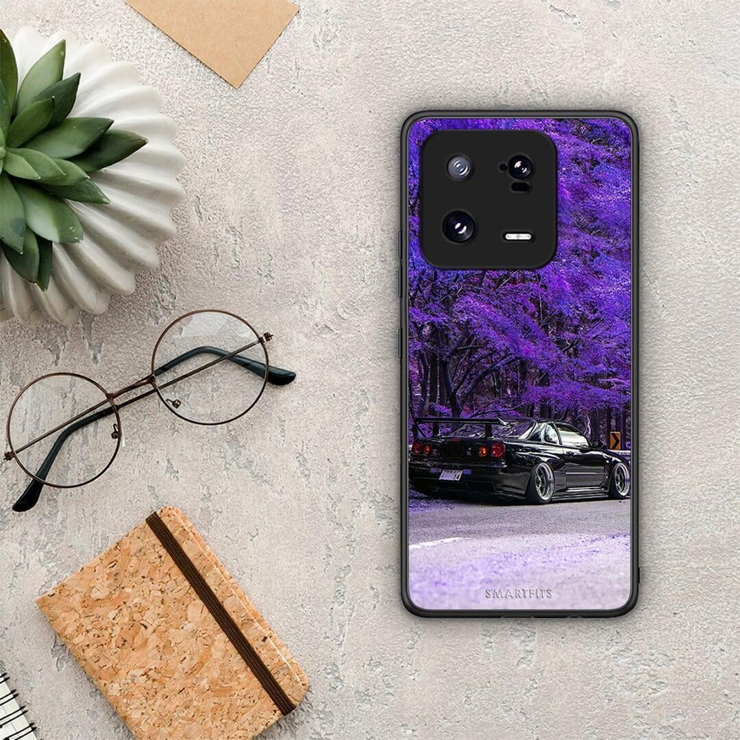 Θήκη Xiaomi 13 Super Car από τη Smartfits με σχέδιο στο πίσω μέρος και μαύρο περίβλημα | Xiaomi 13 Super Car Case with Colorful Back and Black Bezels