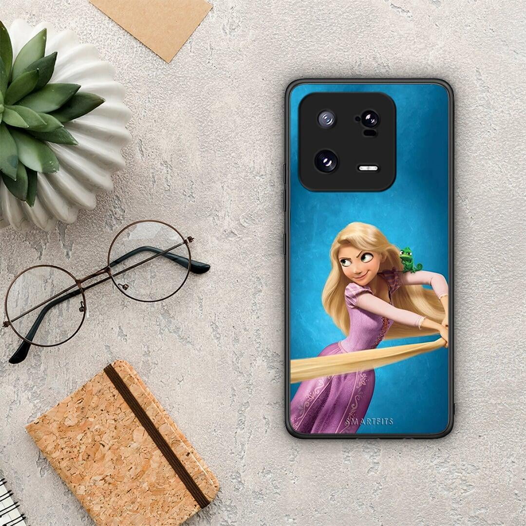 Θήκη Xiaomi 13 Pro Tangled 2 από τη Smartfits με σχέδιο στο πίσω μέρος και μαύρο περίβλημα | Xiaomi 13 Pro Tangled 2 Case with Colorful Back and Black Bezels