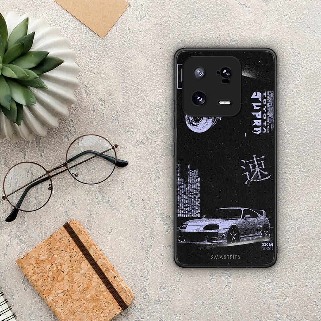 Θήκη Xiaomi 13 Pro Tokyo Drift από τη Smartfits με σχέδιο στο πίσω μέρος και μαύρο περίβλημα | Xiaomi 13 Pro Tokyo Drift Case with Colorful Back and Black Bezels