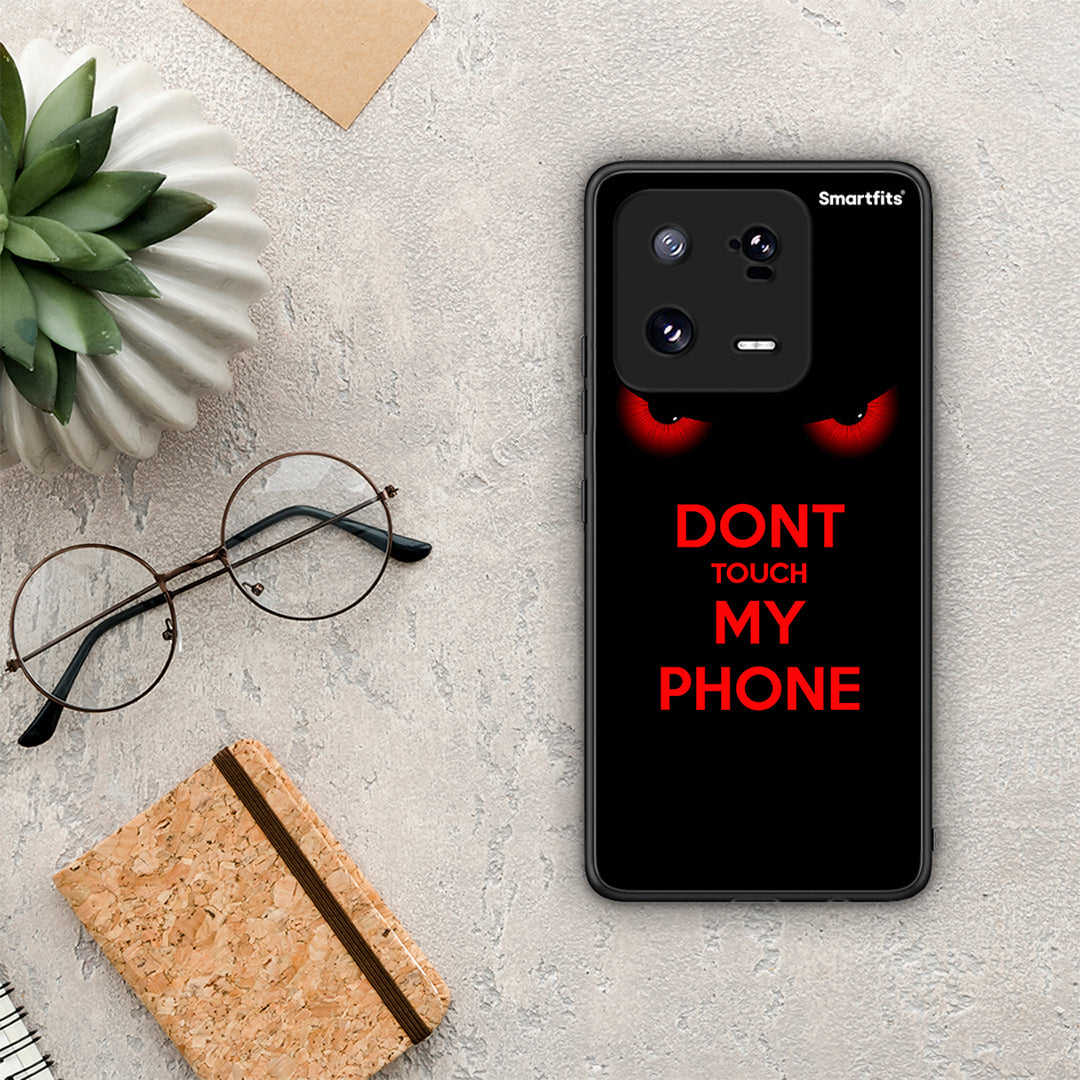 Θήκη Xiaomi 13 Touch My Phone από τη Smartfits με σχέδιο στο πίσω μέρος και μαύρο περίβλημα | Xiaomi 13 Touch My Phone Case with Colorful Back and Black Bezels