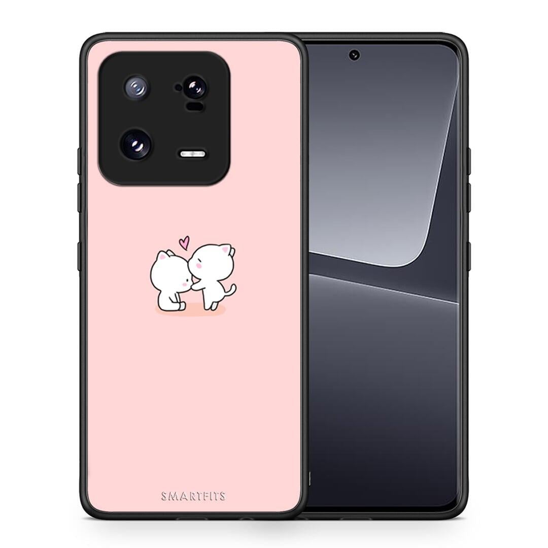 Θήκη Xiaomi 13 Pro Valentine Love από τη Smartfits με σχέδιο στο πίσω μέρος και μαύρο περίβλημα | Xiaomi 13 Pro Valentine Love Case with Colorful Back and Black Bezels