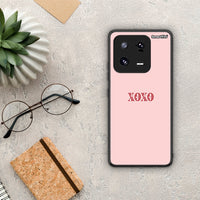 Thumbnail for Θήκη Xiaomi 13 XOXO Love από τη Smartfits με σχέδιο στο πίσω μέρος και μαύρο περίβλημα | Xiaomi 13 XOXO Love Case with Colorful Back and Black Bezels