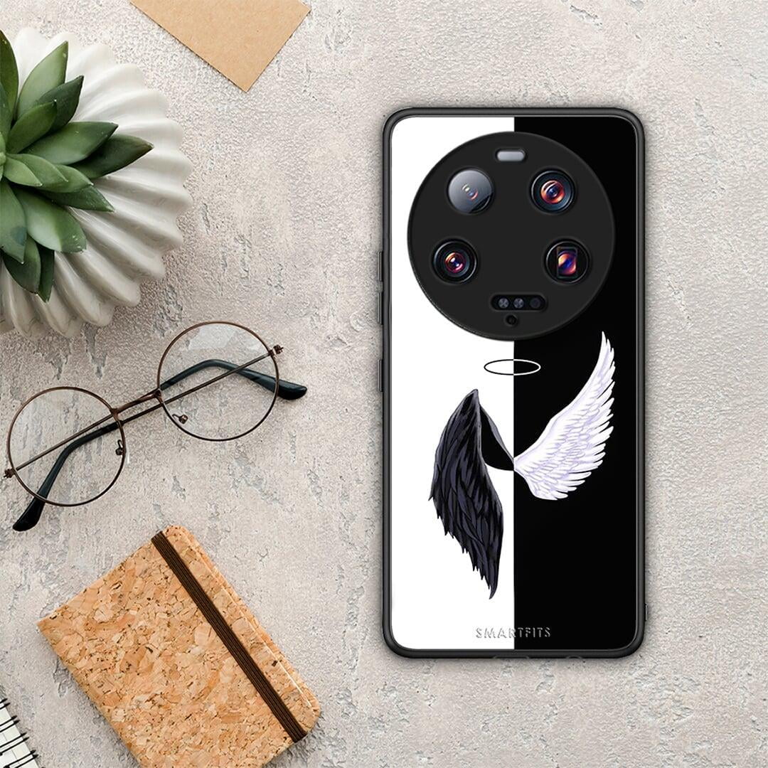 Θήκη Xiaomi 13 Ultra Angels Demons από τη Smartfits με σχέδιο στο πίσω μέρος και μαύρο περίβλημα | Xiaomi 13 Ultra Angels Demons Case with Colorful Back and Black Bezels