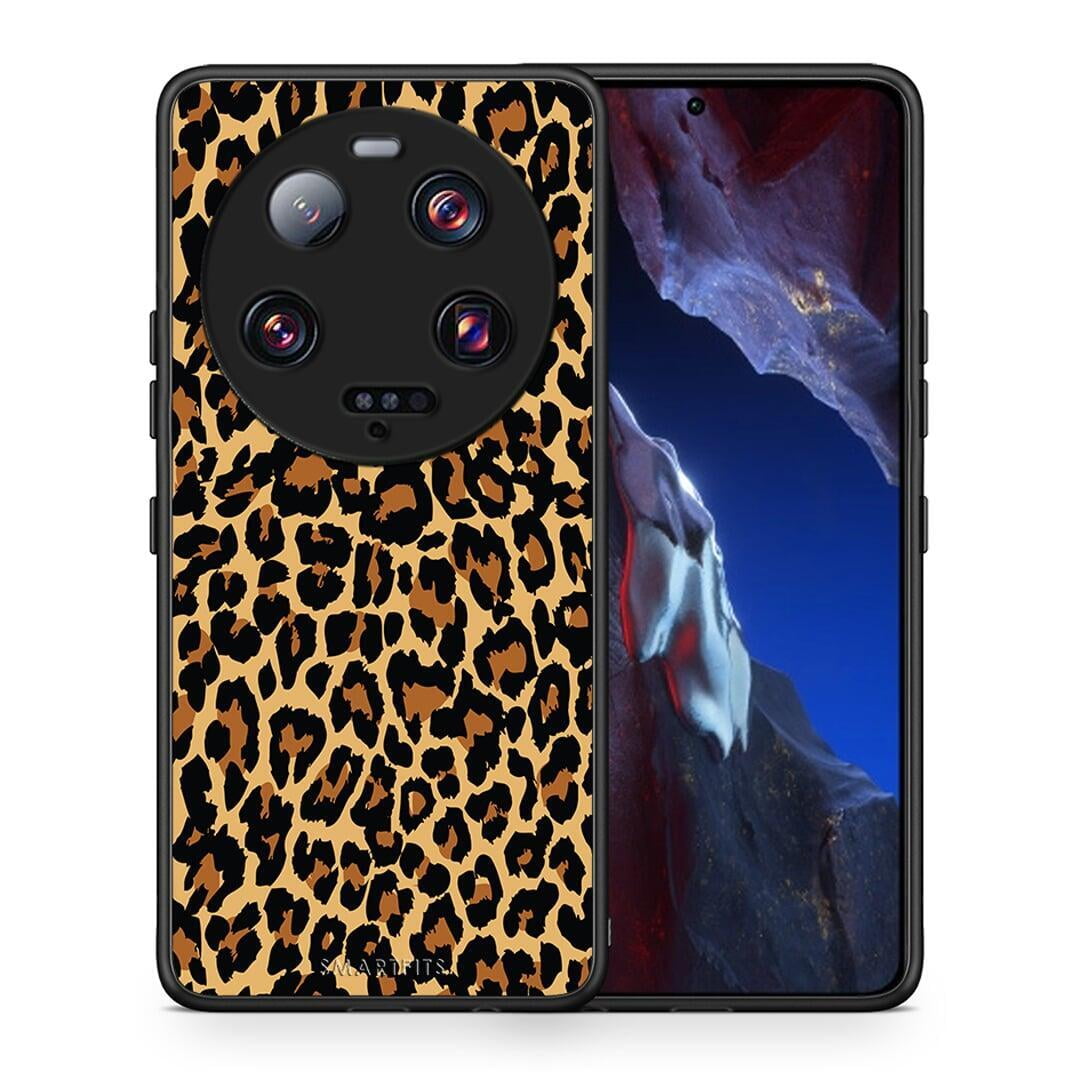 Θήκη Xiaomi 13 Ultra Animal Leopard από τη Smartfits με σχέδιο στο πίσω μέρος και μαύρο περίβλημα | Xiaomi 13 Ultra Animal Leopard Case with Colorful Back and Black Bezels